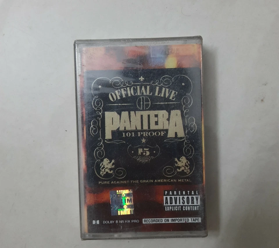 Pantera Official Live: 101 Proof Cassette India Sealed MEGA RARE Promo - Image 1 of 2