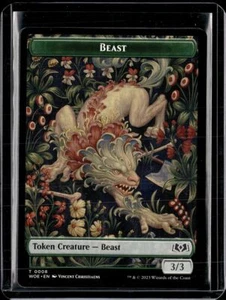 Beast Token - 8 - WOE - Casi nuevo - Magic The Gathering Magic The Gathering Magic The Gathering - Imagen 1 de 1
