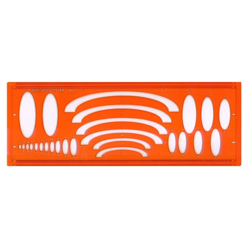 [Ref:1440-20] MINERVA Trace Ellipse 20° n°44/20 Matière Biosourcée Orange
