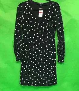 Abito INC con stampa a pois smocked - Foto 1 di 12