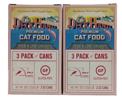 6 Cans Deck Hand Tuna With Shrimp Premium Cat food 3 Oz. Each  - Image 1 of 4