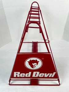 Vintage Red Devil Paint Product Store Display 17.0x18.5" Large - Picture 1 of 8