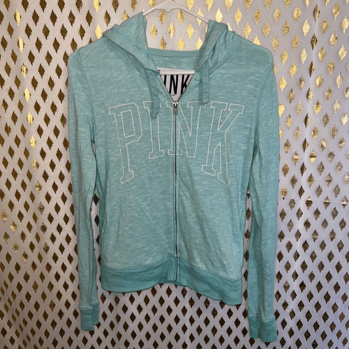 UNDERCOVER Felpa con cappuccio con cerniera intera Victoria's Secret ROSA blu bambino taglia XS