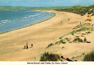 Banna Srand Tralee Kerry Ireland Postcard Lifeguard Hut Station - Picture 1 of 2