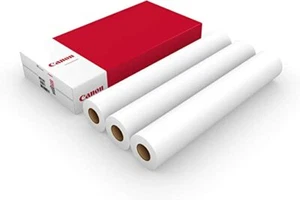 3 rollos de papel plotter Designjet 80g/m2 841mm x 50m A0 | Universal HP Canon EPSON - Imagen 1 de 1