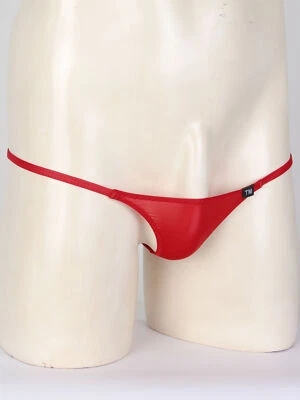 DE Sexy Herren Mini Slip String Tanga Unterhose Mesh Bikinihose Dessous Clubwear - Bild 1 von 2