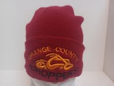 Vintage Orange County Choppers OCC Embroidered Red Beanie Unisex Winter Hat