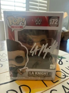 Signed Funko Pop - LA Knight - WWE #172 - Picture 1 of 4