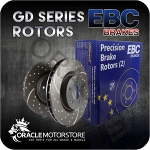 NEW EBC TURBO GROOVE FRONT DISCS PAIR PERFORMANCE DISCS OE QUALITY - GD1287 - Picture 1 of 1