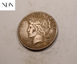 Dólar de la Paz 1926 - Casi sin circular (AU) - 90 % plata - #PD152 - Imagen 1 de 3