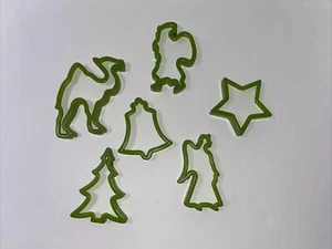 Christmas Cookie Cutters Angel Bell Camel Christmas tree Star - Picture 1 of 11