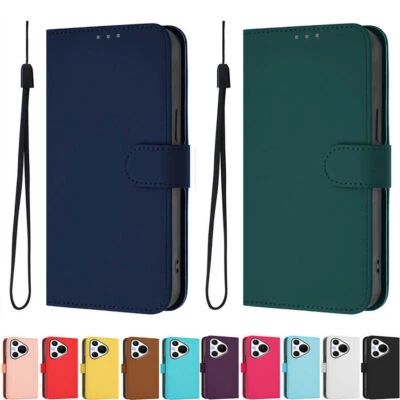 PU Leather Candy Color Card Wallet Phone Case for Huawei Nova Y90 9 12i 12S 11 - Image 1 of 4
