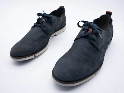 Clarks Hombre Zapatos de Cordones Bajo Informales Azul Talla 44 Ue Art. 12486-30 - Imagen 1 de 4