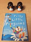 Hardback Book by Tony Mitton Perky Little Penguins Sliders Toys x2 VGC