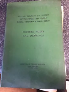 British Railways Diesel Train Drivers Training Manual 1959 PORTOFREI - Bild 1 von 15