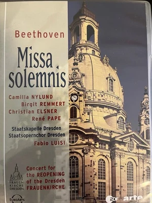 BEETHOVEN - Missa Solemnis - Nylund / Remmert / Luisi DVD AS NEW! EuroArts - Image 1 of 2