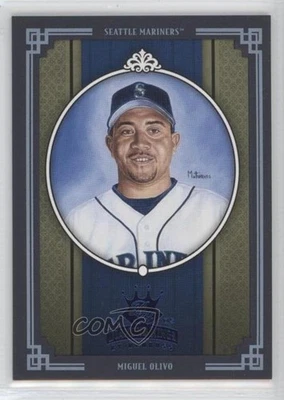 2005 Donruss Diamond Kings Blue Framed /100 Miguel Olivo #206 - Image 1 of 2