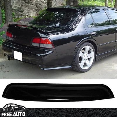 Alerón de ventana de techo trasero para 95-99 Nissan Máxima A32 estilo OE juego sin pintar Foto 1 de 4