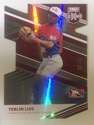2020 Elite Extra Edition Yerlin Luis Aspirations Die-Cut #39/41 - Image 1 of 2