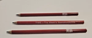 Rivista Tempo Vintage Mini Matite Rosse Pubblicità Time Magazine - Lotto di 3 - Foto 1 di 9