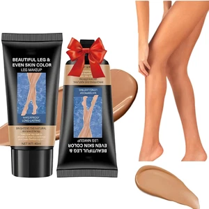 Trucco per Le Gambe,2Pc Crema Coprente Capillari Gambe,Impermeabile,Copertura pe - Foto 1 di 12
