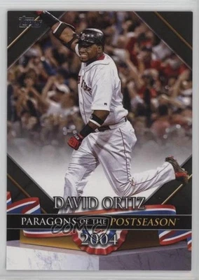 2022 Topps Update Paragons of the Postseason Black /299 David Ortiz #PP-2 HOF - Image 1 of 2