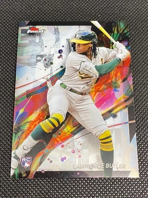 2024 Topps Finest #86 Common Lawrence Butler Rookie Oakland Athletics RC - Image 1 of 2