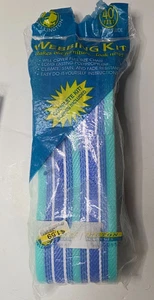Wellington Re-Web Kit Chair Webbing 40ft. X 3in. Blue &  Turquoise Striped - Picture 1 of 2
