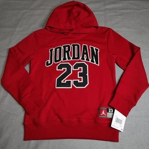 Nike Jordan - 23 - Fleece Hoodie - Gym Red - Size Medium 10/12 - 95C479-R78 - Picture 1 of 6