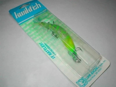  Nuevo de Lote Antiguo Lurh Jensen Kwikfish K14R CLEARWATER GRINCH NUEVO EN PAQUETE  Foto 1 de 4