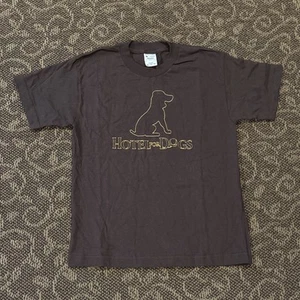 Youth 2008 Hotel For Dogs T-Shirt Size Medium Brown Movie Promo RARE M🔥 - Picture 1 of 6