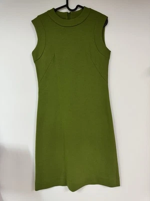 Pendleton Vintage Green Wool Sleeveless Dress Size 12 - Image 1 of 4