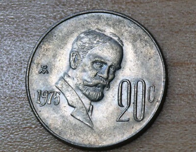 México 20 centavos 1975 Foto 1 de 2
