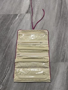 Satin Jewelry Travel Roll Pouch Wrap Bag - Picture 1 of 2