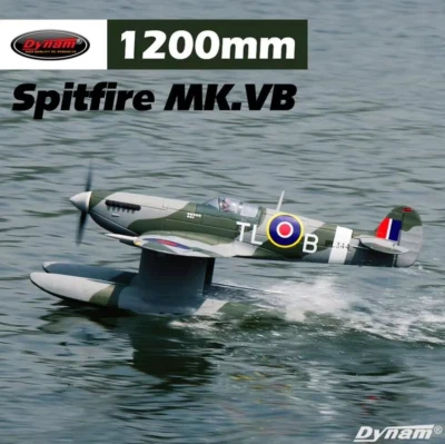 Dynam Supermarine Spitfire MK.VB 6 CH RC Warbird Seaplane 1200Mm-PNP - Image 1 of 4