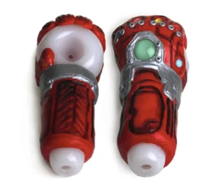 Glass Guru Handpipe 5.2" Iron Man Infinity Gaunlet - Imagen 1 de 1