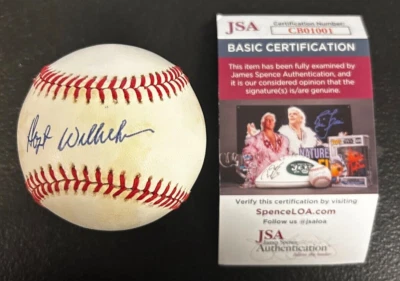 Hoyt Wilhelm JSA Authenticated Autographed Baseball CM 1007 - Image 1 of 4