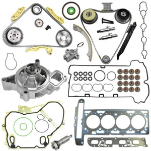 For Chevy Terrain GMC Equinox 2.4L 2.2L Timing Chain Kit Head Gasket Water Pump - Picture 1 of 12