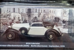 Coche Militar Mercedes 853A Cabriolet Berlin 1939/ 2ª Guerra Mundial WWII - 1/43 - Imagen 1 de 14