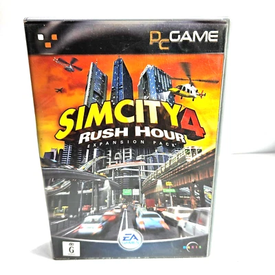 Sim City 4 -Rush Hour (Expansion Pack) PC Game Thick Case! FREE POST - Image 1 of 3