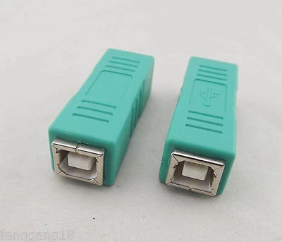 10 USB 2.0 Type B Female To B Female Scanner Printer Converter Adapter Connector - Image 1 of 4