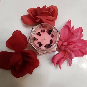 Love Romance Scented Passion Valentine Pink Soy Candle - Picture 1 of 6