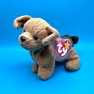 TY Beanie Baby - TUFFY the Dog (6.5 inch) - Picture 1 of 1