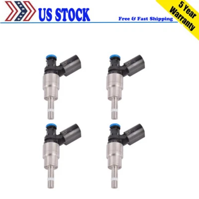 4 inyectores de combustible para Bosch 2005-2009 Audi A4 Quattro 2,0 L I4 Turbo 06F906036A EE. UU. Foto 1 de 4
