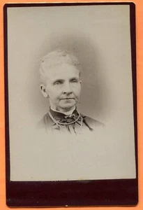 RI, Portrait of a Lady, circa 1890 Old Cabinet Card - Picture 1 of 2