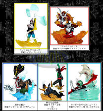 w 平成幪面超人Bandai Masked kamen Rider Imagination Part.1 Gashapon diorama figure x 5