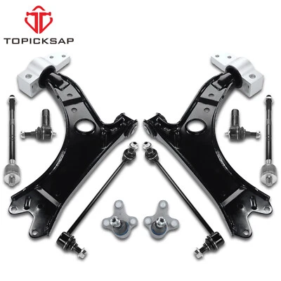 10Pc Front Lower Control Arms Ball Joints Kit for 2007-2013 AUDI A3 Quattro - Image 1 of 4