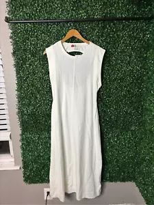 FREE PEOPLE FP BEACH Simone Maxi Exposed Back Dress Size Small NWT White - Picture 1 of 6