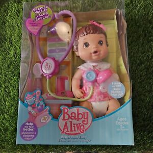 2009 Hasbro Baby Alive Better Now Baby Drink and Wet Rare Doll Burnette 