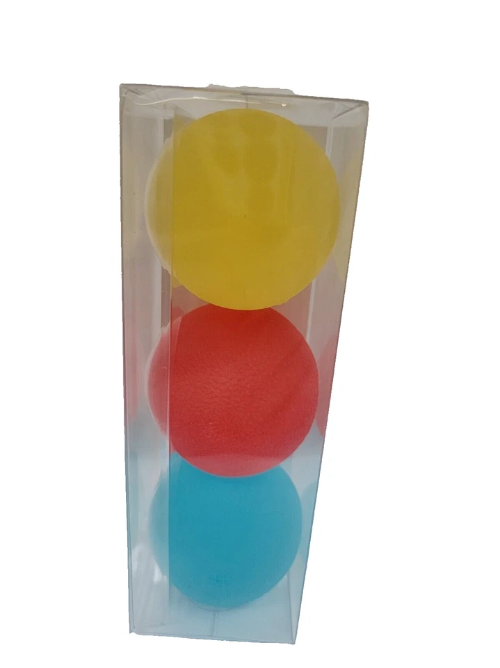 3pc Hand Therapy Exerciser Balls Squeeze Balls Kit Stress Relief Training Care